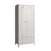 metal locker style wardrobe